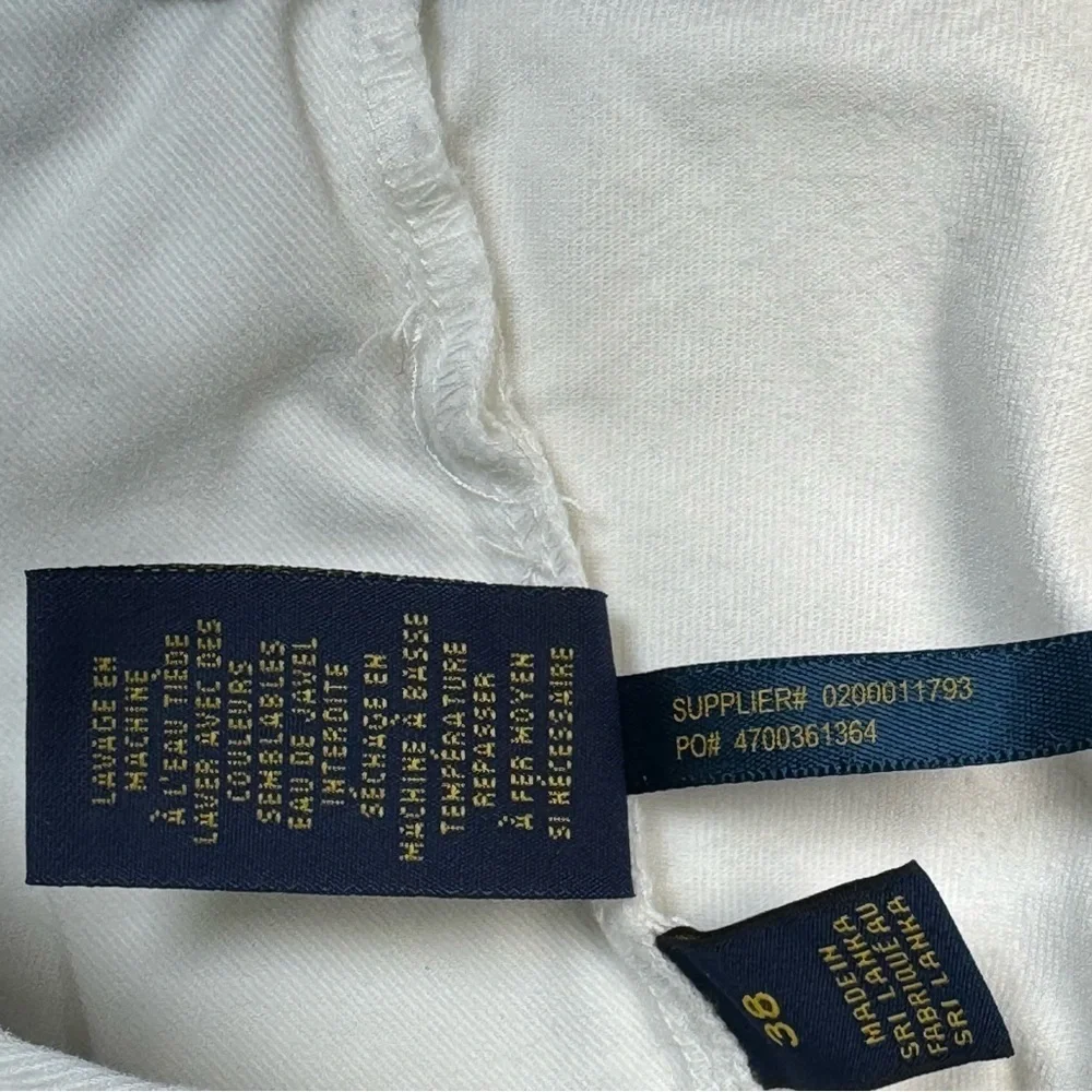 RALPH LAUREN POLO 100% COTTON CLASSIC FIT WHITE SHORTS 9” INSEAM MEN’S 38